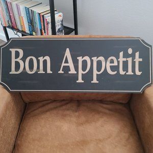 Bon Appetit sign